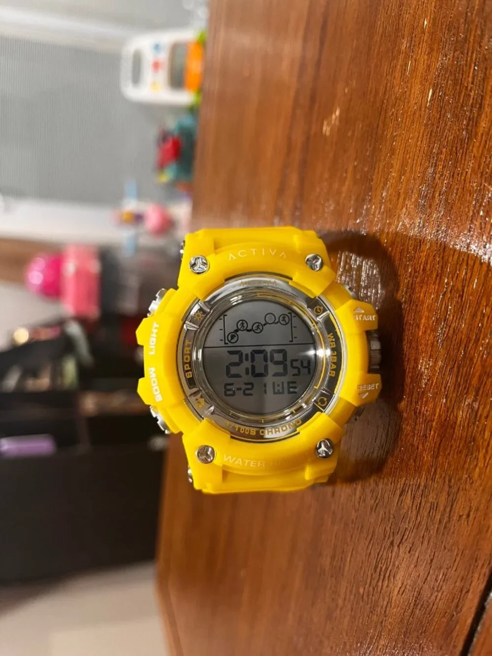 Activa x Invicta Rally 50mm Yellow Digital Sport Watch Set NWT